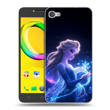 Силиконовый чехол на Alcatel A5 LED с принтом Холодное сердце Frozen Силиконовый чехол на Alcatel A5 LED с принтом Холодное сердце Frozen