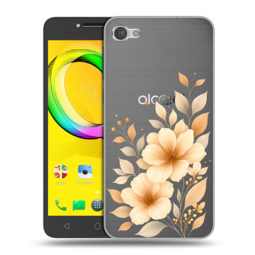 Силиконовый чехол на Alcatel A5 LED с принтом для девушки Силиконовый чехол на Alcatel A5 LED с принтом для девушки