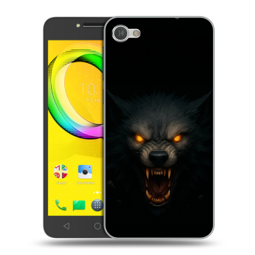 Силиконовый чехол на Alcatel A5 LED с принтом Волк Силиконовый чехол на Alcatel A5 LED с принтом Волк