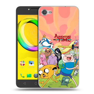 Силиконовый чехол на Alcatel A5 LED с принтом Adventure time Время приключений Силиконовый чехол на Alcatel A5 LED с принтом Adventure time Время приключений