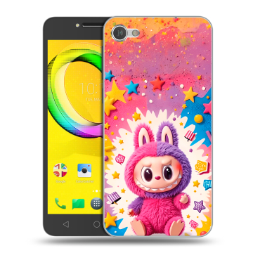 Силиконовый чехол на Alcatel A5 LED с принтом Labubu Лабубу Силиконовый чехол на Alcatel A5 LED с принтом Labubu Лабубу