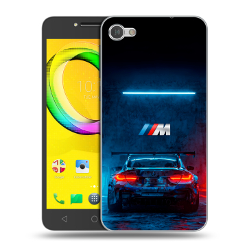 Силиконовый чехол на Alcatel A5 LED с принтом BMW БМВ Силиконовый чехол на Alcatel A5 LED с принтом BMW БМВ