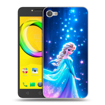 Силиконовый чехол на Alcatel A5 LED с принтом Холодное сердце Frozen Силиконовый чехол на Alcatel A5 LED с принтом Холодное сердце Frozen