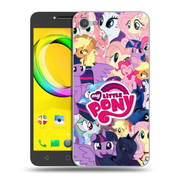 Силиконовый чехол на Alcatel A5 LED с принтом My little pony Дружба чудо Силиконовый чехол на Alcatel A5 LED с принтом My little pony Дружба чудо