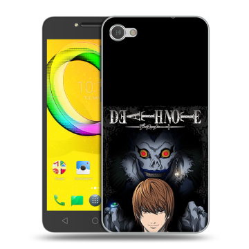 Силиконовый чехол на Alcatel A5 LED с принтом Death note Тетрадь смерти Силиконовый чехол на Alcatel A5 LED с принтом Death note Тетрадь смерти