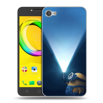 Силиконовый чехол на Alcatel A5 LED с принтом Миньоны Силиконовый чехол на Alcatel A5 LED с принтом Миньоны