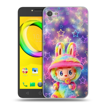 Силиконовый чехол на Alcatel A5 LED с принтом Labubu Лабубу Силиконовый чехол на Alcatel A5 LED с принтом Labubu Лабубу