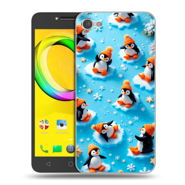 Силиконовый чехол на Alcatel A5 LED с принтом Новый год Силиконовый чехол на Alcatel A5 LED с принтом Новый год