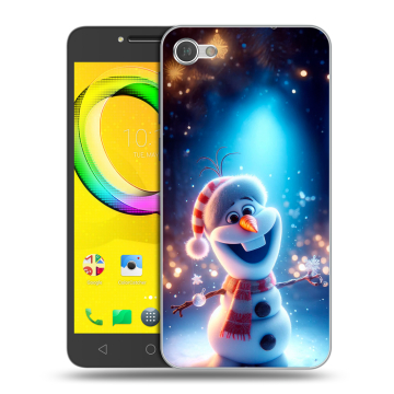 Силиконовый чехол на Alcatel A5 LED с принтом Новый год Силиконовый чехол на Alcatel A5 LED с принтом Новый год