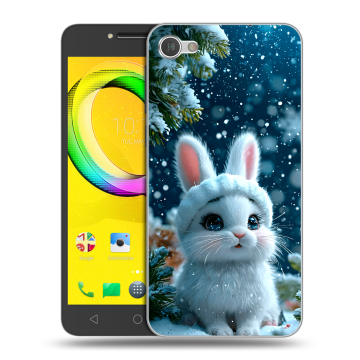 Силиконовый чехол на Alcatel A5 LED с принтом Новый год Силиконовый чехол на Alcatel A5 LED с принтом Новый год