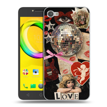 Силиконовый чехол на Alcatel A5 LED с принтом для девочек Силиконовый чехол на Alcatel A5 LED с принтом для девочек