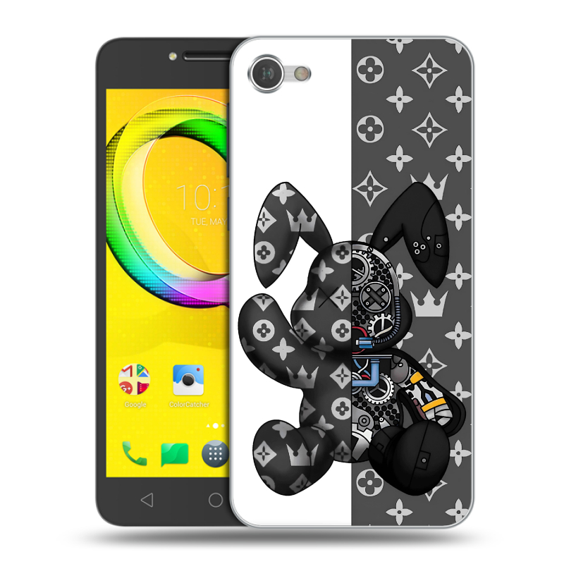Силиконовый чехол на Alcatel A5 LED с принтом Луи робот Силиконовый чехол на Alcatel A5 LED с принтом Луи робот