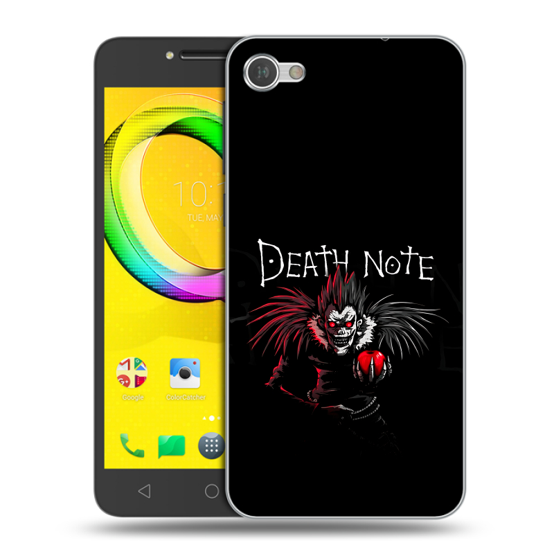 Силиконовый чехол на Alcatel A5 LED с принтом Death note Тетрадь смерти Силиконовый чехол на Alcatel A5 LED с принтом Death note Тетрадь смерти