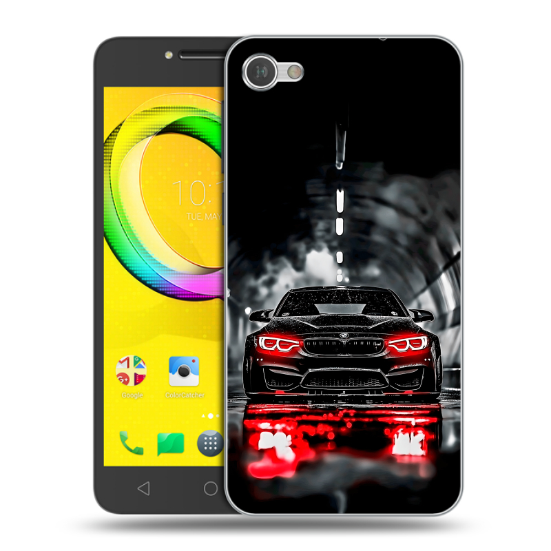 Силиконовый чехол на Alcatel A5 LED с принтом BMW БМВ Силиконовый чехол на Alcatel A5 LED с принтом BMW БМВ