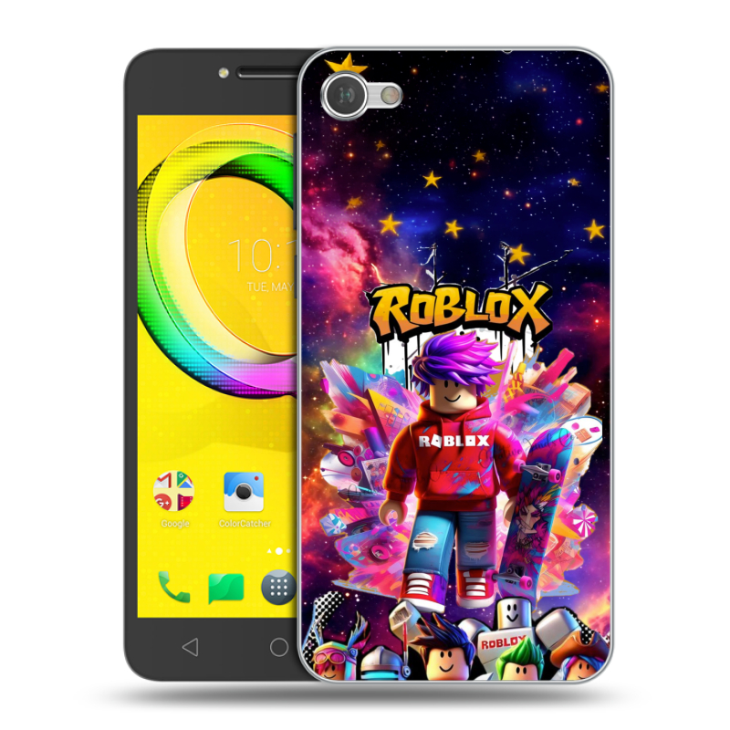 Силиконовый чехол на Alcatel A5 LED с принтом Roblox Роблокс Силиконовый чехол на Alcatel A5 LED с принтом Roblox Роблокс
