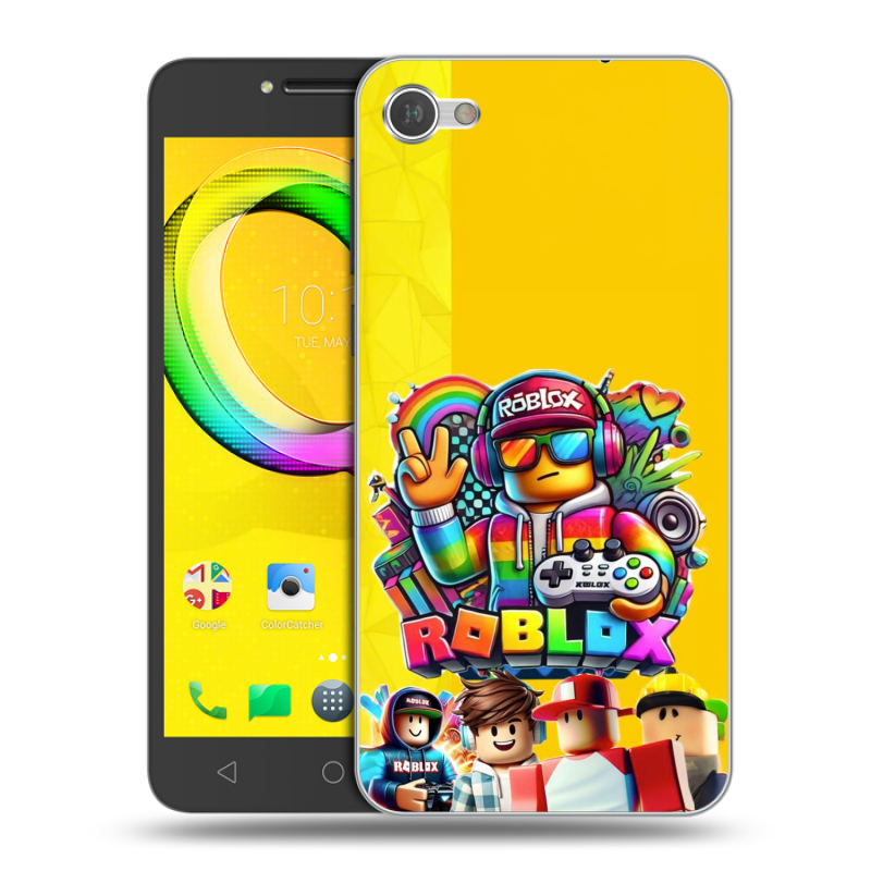 Силиконовый чехол на Alcatel A5 LED с принтом Roblox Роблокс Силиконовый чехол на Alcatel A5 LED с принтом Roblox Роблокс
