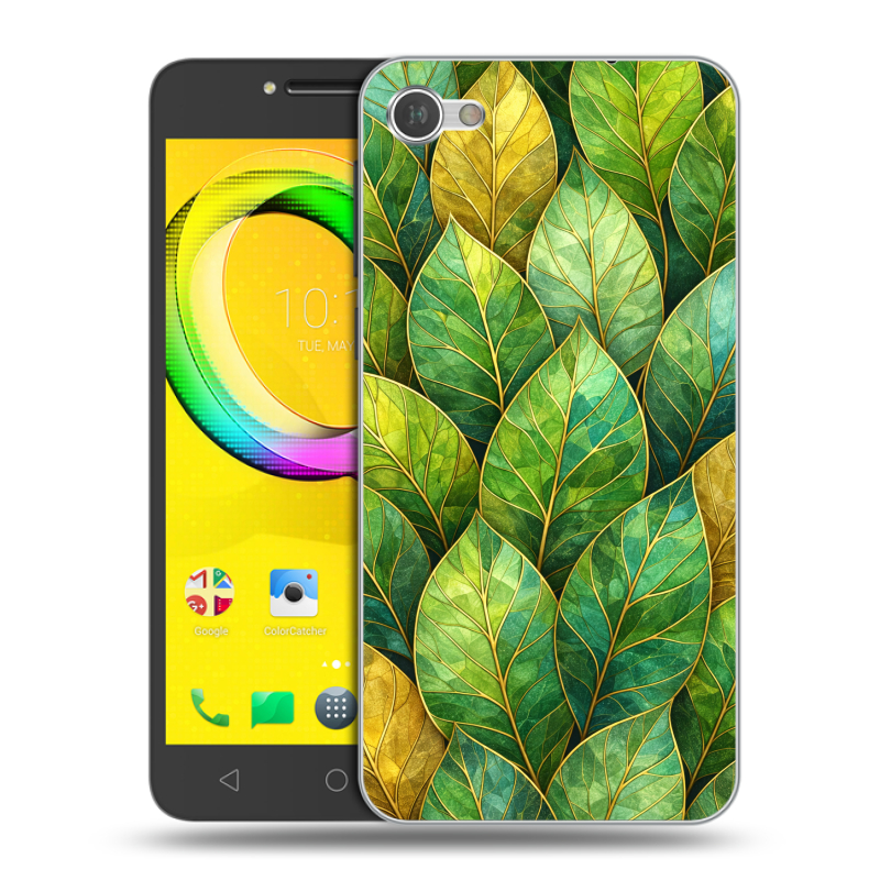 Силиконовый чехол на Alcatel A5 LED с принтом женский Силиконовый чехол на Alcatel A5 LED с принтом женский