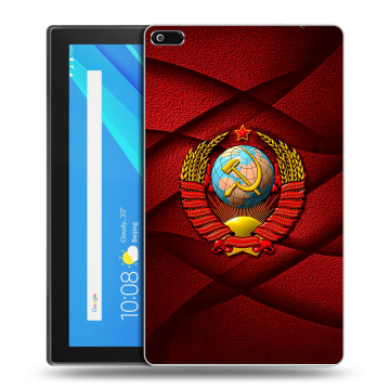 Силиконовый чехол на планшета Lenovo Tab 4 8 с принтом Герб СССР