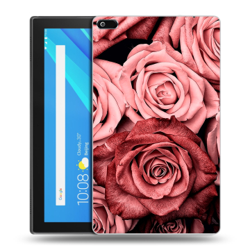 Силиконовый чехол на планшета Lenovo Tab 4 8 с принтом Цветы розы Силиконовый чехол на планшета Lenovo Tab 4 8 с принтом Цветы розы
