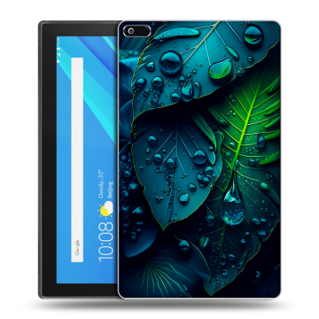 Силиконовый чехол на планшета Lenovo Tab 4 8 с принтом Листья Силиконовый чехол на планшета Lenovo Tab 4 8 с принтом Листья