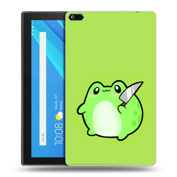 Силиконовый чехол на Lenovo Tab 4 8 с принтом Лягушенок