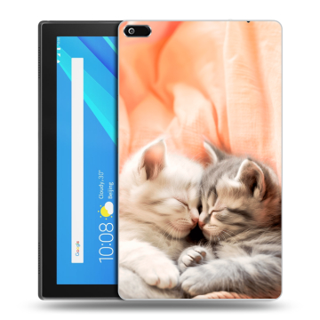 Силиконовый чехол на Lenovo Tab 4 8 с принтом Котята