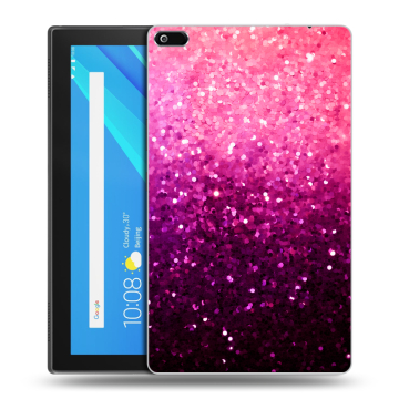 Силиконовый чехол на Lenovo Tab 4 8 с принтом Блестки