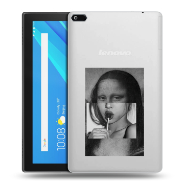 Силиконовый чехол на Lenovo Tab 4 8 с принтом Мона Лиза
