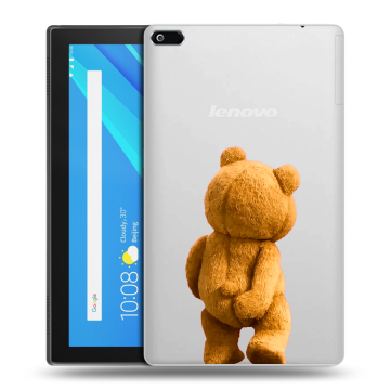 Силиконовый чехол на Lenovo Tab 4 8 с принтом Медведь