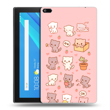 Силиконовый чехол на Lenovo Tab 4 8 с принтом Hello Kitty Хелоу Кити