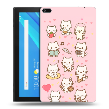 Силиконовый чехол на Lenovo Tab 4 8 с принтом Hello Kitty Хелоу Кити