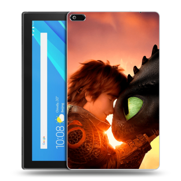 Силиконовый чехол на Lenovo Tab 4 8 с принтом Как приручить дракона