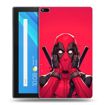 Силиконовый чехол на Lenovo Tab 4 8 с принтом Дедпул Deadpool