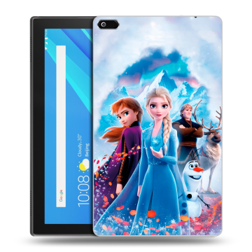 Силиконовый чехол на Lenovo Tab 4 8 с принтом Холодное сердце Frozen