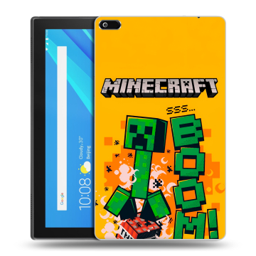 Силиконовый чехол на Lenovo Tab 4 8 с принтом Майнкрафт Minecraft