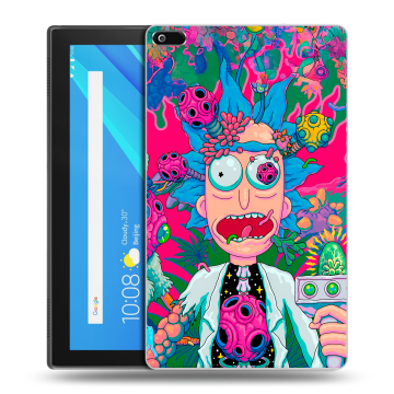 Силиконовый чехол на Lenovo Tab 4 8 с принтом Рик и Морти Rick Morty