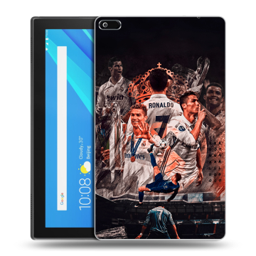 Силиконовый чехол на Lenovo Tab 4 8 с принтом Реал Роналдо Real Ronaldo Силиконовый чехол на Lenovo Tab 4 8 с принтом Реал Роналдо Real Ronaldo