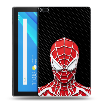 Силиконовый чехол на Lenovo Tab 4 8 с принтом человек паук spiderman