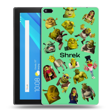 Силиконовый чехол на Lenovo Tab 4 8 с принтом Шрек Shrek