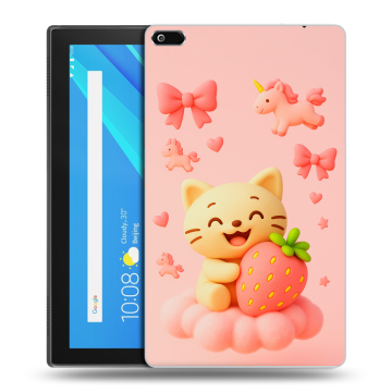 Силиконовый чехол на Lenovo Tab 4 8 с принтом для девочек