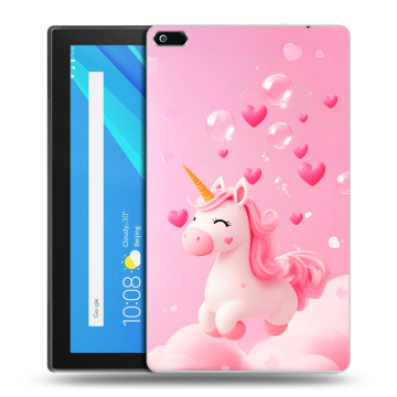 Силиконовый чехол на Lenovo Tab 4 8 с принтом Единорог Силиконовый чехол на Lenovo Tab 4 8 с принтом Единорог