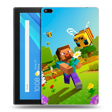 Силиконовый чехол на Lenovo Tab 4 8 с принтом Майнкрафт Minecraft Силиконовый чехол на Lenovo Tab 4 8 с принтом Майнкрафт Minecraft