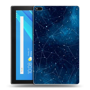 Силиконовый чехол на Lenovo Tab 4 8 с принтом Космос звезды