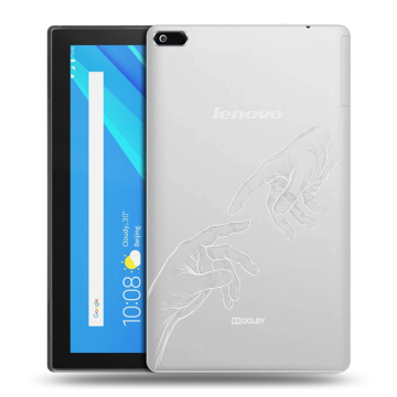 Силиконовый чехол на Lenovo Tab 4 8 с принтом Сотворение мира