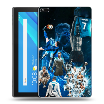 Силиконовый чехол на Lenovo Tab 4 8 с принтом Реал Роналдо
