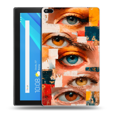 Силиконовый чехол на Lenovo Tab 4 8 с принтом Модный принт