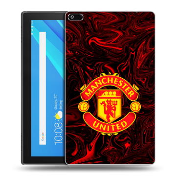 Силиконовый чехол на Lenovo Tab 4 8 с принтом Manchester United