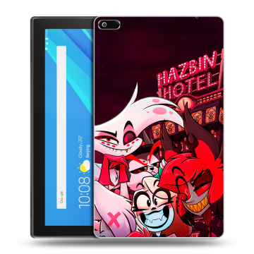 Силиконовый чехол на Lenovo Tab 4 8 с принтом Hazbin Hotel Отель Хазбин Силиконовый чехол на Lenovo Tab 4 8 с принтом Hazbin Hotel Отель Хазбин