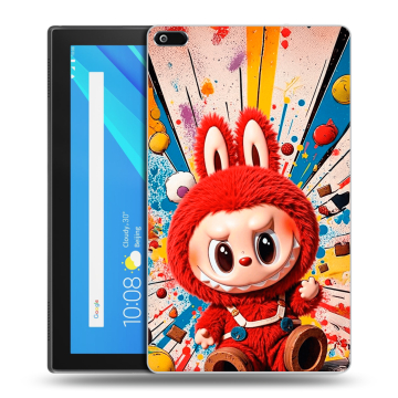 Силиконовый чехол на Lenovo Tab 4 8 с принтом Labubu Лабубу