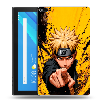 Силиконовый чехол на Lenovo Tab 4 8 с принтом Naruto Наруто